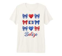 Coquette Belice Flag Belice Girls Camiseta Premium