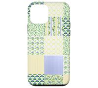 Coquette Botanic Floral Patchwork Quilt Aesthetic Soft Girl Carcasa para iPhone 12 mini
