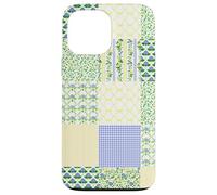 Coquette Botanic Floral Patchwork Quilt Aesthetic Soft Girl Carcasa para iPhone 13 Pro Max