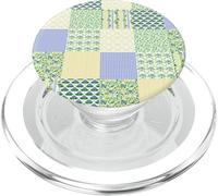 Coquette Botanic Floral Patchwork Quilt Aesthetic Soft Girl PopSockets PopGrip para MagSafe