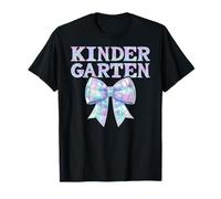 Coquette Bow 1er Día de Kinder Preppy Kinder Crew Girl Camiseta