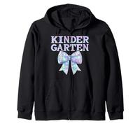 Coquette Bow 1er Día de Kinder Preppy Kinder Crew Girl Sudadera con Capucha