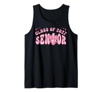 Coquette Bow Clase 2027 Graduación de último curso Camiseta sin Mangas
