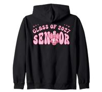Coquette Bow Clase 2027 Graduación de último curso Sudadera con Capucha