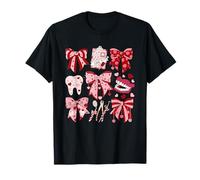 Coquette Bow Dental Hygienist Kawaii Camiseta