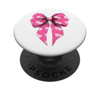 Coquette Bow Drama Maestra Teatro Chica Mamá Día de la Madre PopSockets PopGrip Adhesivo