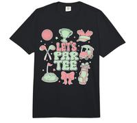 Coquette Bow Golf Player Let's Par tee Golfer Niñas Mujeres Comfort Colors Adult Heavyweight T-Shirt