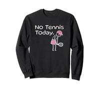 Coquette Bow Humor No Tennis Today Girly Vibes Mujeres Sudadera