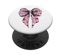 Coquette Bow Lash Tech Técnico de pestañas Terapeuta de pestañas PopSockets PopGrip Adhesivo