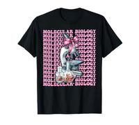 Coquette Bow Microscopio de biología molecular para niña, mamá, mamá Camiseta