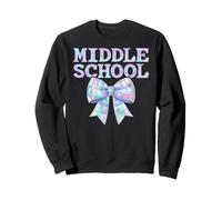 Coquette Bow Middle School Preppy para niñas de Regreso a Clases Sudadera