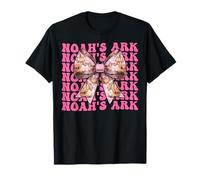 Coquette Bow Noah's Ark Christian Girl Mamá Mamá Día de la Madre Camiseta