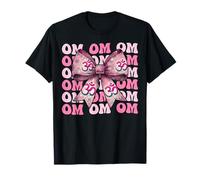 Coquette Bow Om Símbolo Meditación Budismo Budista Chica Mamá Camiseta