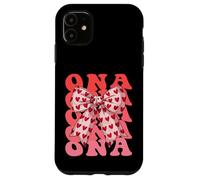 Coquette Bow ONA Nombre Estético Mujer Día de la Madre Diseño Carcasa para iPhone 11