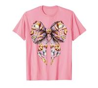 Coquette Bow Pan Hornear Pan Panadero Patrón Chica Mamá Camiseta
