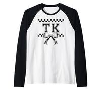 Coquette Bow Preppy I'm Ready for TK First Day of TK Girl Camiseta Manga Raglan