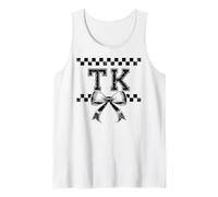 Coquette Bow Preppy I'm Ready for TK First Day of TK Girl Camiseta sin Mangas