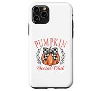 Coquette Bow Pumpkin Thanksgiving Autumn - club de calabaza Carcasa para iPhone 11 Pro