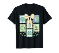 Coquette Bow Teacher Earth Day Graphic Camiseta