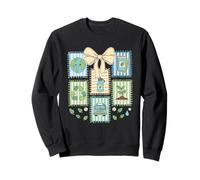 Coquette Bow Teacher Earth Day Graphic Sudadera
