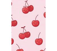 Coquette Cherry Dot Grid Notebook (6 × 9) - Cute Aesthetic Journal for Bullet Journaling, Notes & Planning: Soft pink cherry cover · 5 mm dot grid · 198 pages for journaling, study & everyday planning