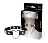 COQUETTE CHIC DESIRE - CHOKER CUERO VEGANO CORAZON