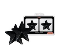 Coquette Chic Desire Cobertores de pezón metálicos - estrellas negras