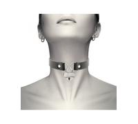 COQUETTE CHIC DESIRE - COLLAR CUERO VEGANO ACCESORIO CORAZÃN CON LLAVE