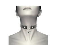 COQUETTE CHIC DESIRE - COLLAR CUERO VEGANO ACCESORIO CORAZÓN CON LLAVE