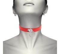 Coquette Collar Coquette Chic Desire cuero vegano fetiche rojo mujer