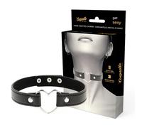 Coquette Chic Desire Collar de corazón en piel vegana