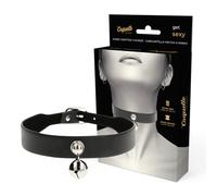 Coquette Chic Desire Collar de piel vegana con campana