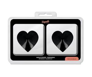 Coquette Chic Desire Cubre PEZONES - Corazones Negros
