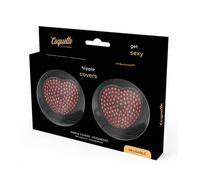 Coquette Chic Desire Cubre Pezones Rojo Negro 1 Par