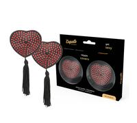 COQUETTE ACCESSORIES CUBRE PEZONES ROJO / NEGRO