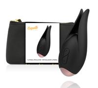 Coquette Chic Desire - Estimulador de clítoris negro con flor dorada