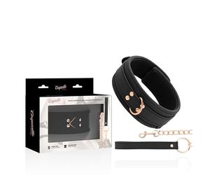 COQUETTE CHIC DESIRE FANTASY COLLAR CUERO VEGANO CON CORREA Y FORRO DE NEOPRENO