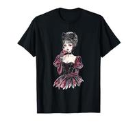 Coquette Chica Vampiro Gótico Halloween Girlycore Estética Camiseta