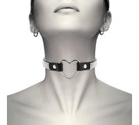 Coquette Choker Corazon Cuero Vegano