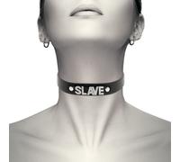 COQUETTE CHIC DESIRE CHOKER CUERO VEGANO - SLAVE