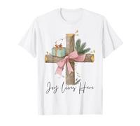 Coquette Christmas Joy Vive aquí Camiseta