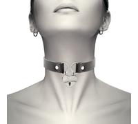 Coquette Collar Cuero Vegano Accesorio CorazÃ³n Con Llave
