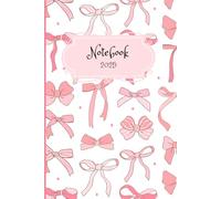 Coquette Composition Notebook: 6*9 Girly Aesthetic Pink Bow College Rule Lined Journal