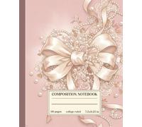 Coquette Composition Notebook: Coquette Aesthetic Pink Bow College Ruled Journal: Cute Girly Coquette Notebook | Pastel Bow Aesthetic | For Teen Girls & Women