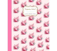 Coquette Composition Notebook: Pink Seashell and Tropical Fern Aesthetic Journal for Women, Teen Girls, Back to School, College, and School Notes