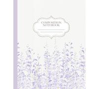 Coquette Composition Notebook: Pretty Purple | Wide-Ruled | 7.5 x 9.25" | 110 Pages