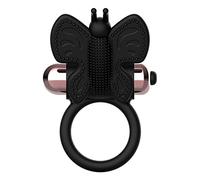 Coquette Anillo vibrador Mariposa para pareja Negro/Oro 20 g 1 ud