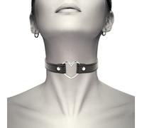 Accesorio bdsm bdsm collar de cuero en forma de corazón