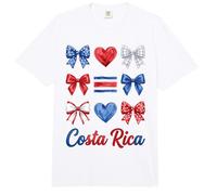 Coquette Costa Rica Bandera Costa Rica Niñas Comfort Colors Adult Heavyweight T-Shirt