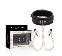 COQUETTE FANTASY COQUETTE CHIC DESIRE Fantasy - Collar con pinzas para pezones (forro de neopreno)